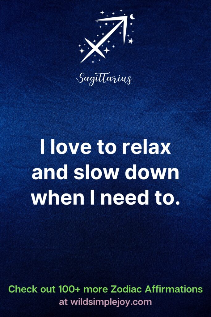 Affirmations for Sagittarius6