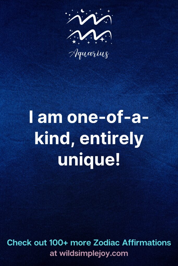 Aquarius Affirmations 3