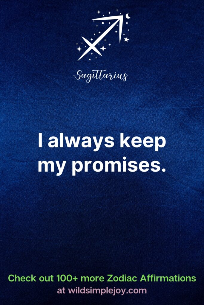 Sagittarius Affirmation Zodiac 17