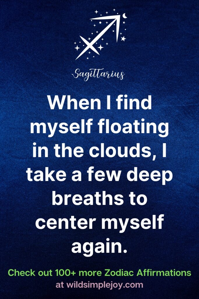 Sagittarius Affirmation Zodiac 19