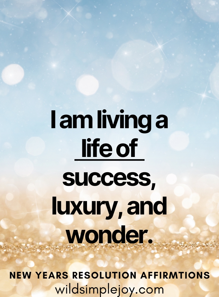 I am living a life of success luxury and wonder affirmation