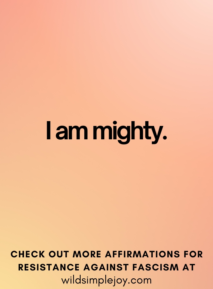 I am mighty