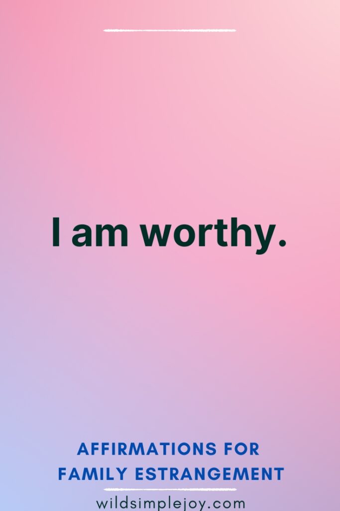 I am worthy