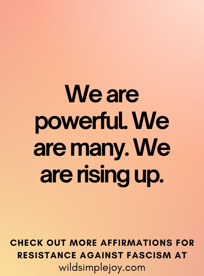 We are powerful. We are man. We are rising up