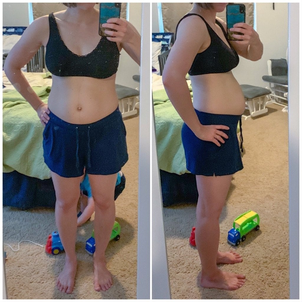 Before & After: Before Arbonne 30 Days to healthy living while nursing Review.