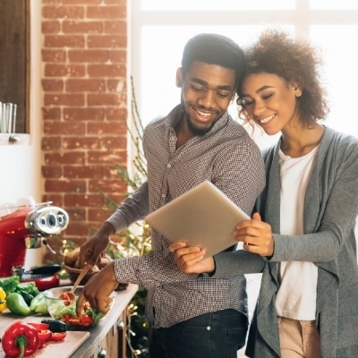 Cooking at home is one easy way to increase your healthy eating habits