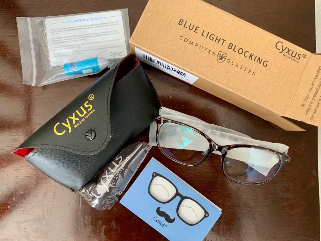 Cyxus Blue Light Blocking Glasses from Amazon Review.