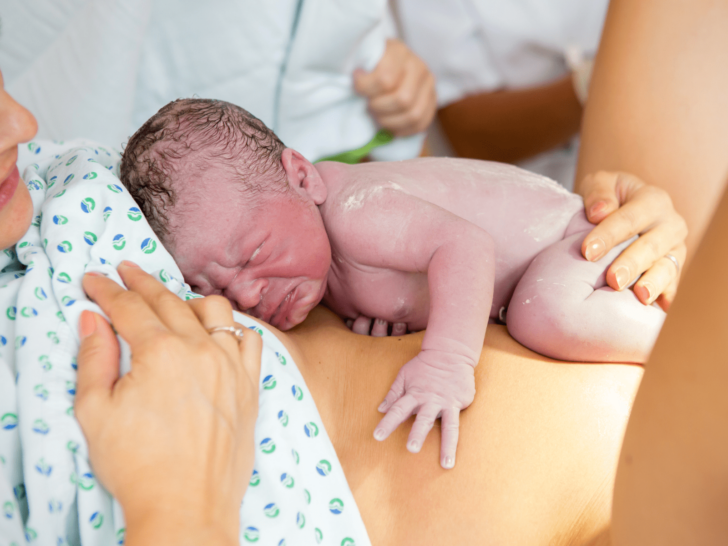 Woman Giving Birth