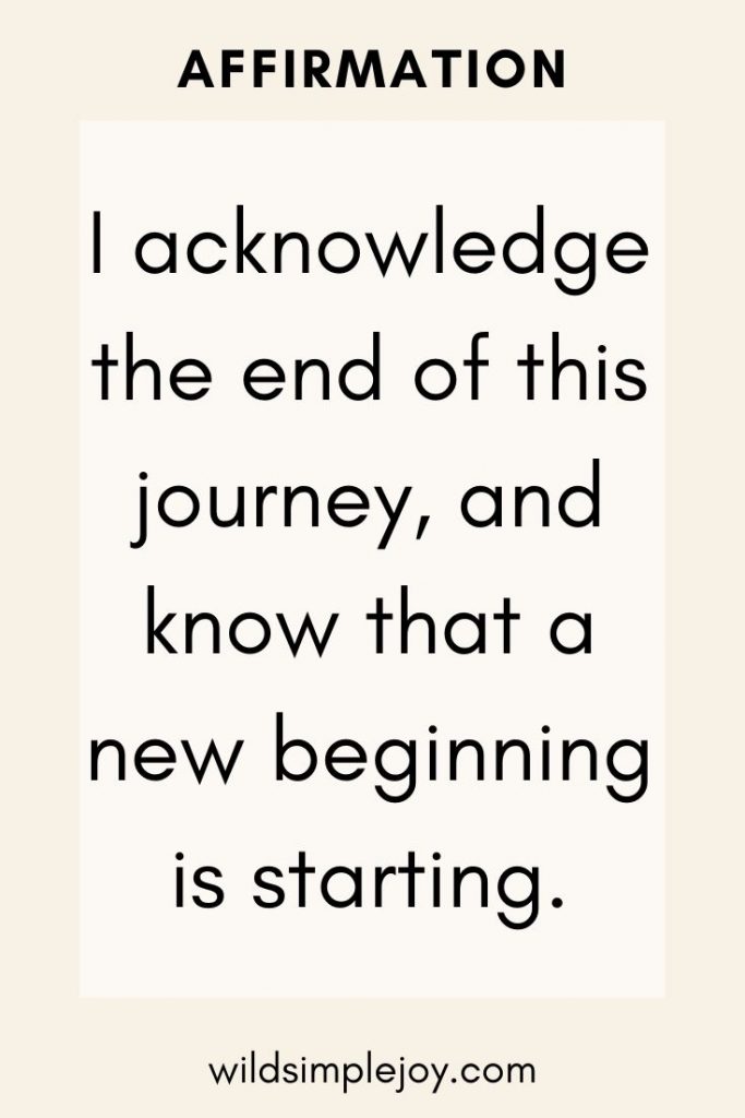 I acknowledge the end of this journey and know that a new beginning is starting. Affirmations for stopping breastfeeding.