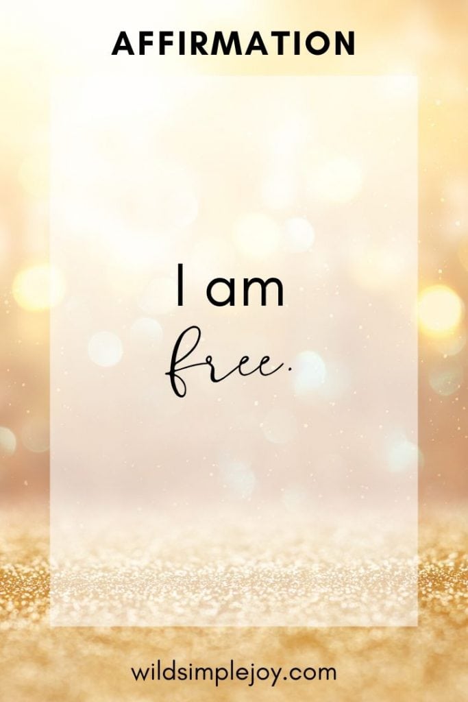I am free.