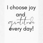 I choose joy and gratitude every day. Dr Joe Dispenza affirmations