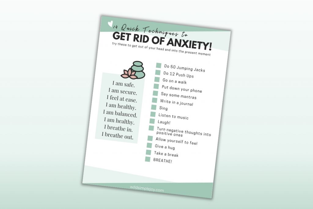 14 Quick Techniques to Get Rid of Anxiety (Alleviate Anxiety Quarantine)