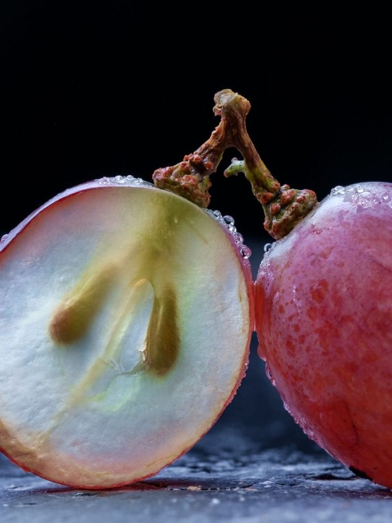 Grapes with seeds for grape seed extract.