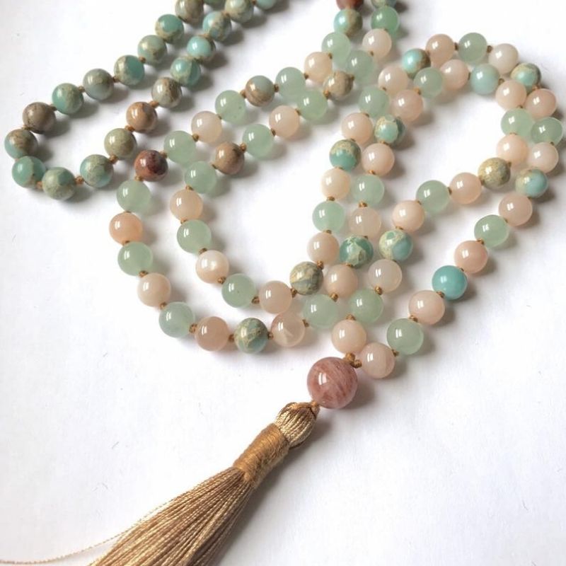 Aarttitude Mala shop on Etsy has some of the best mala beads for anxiety and stress