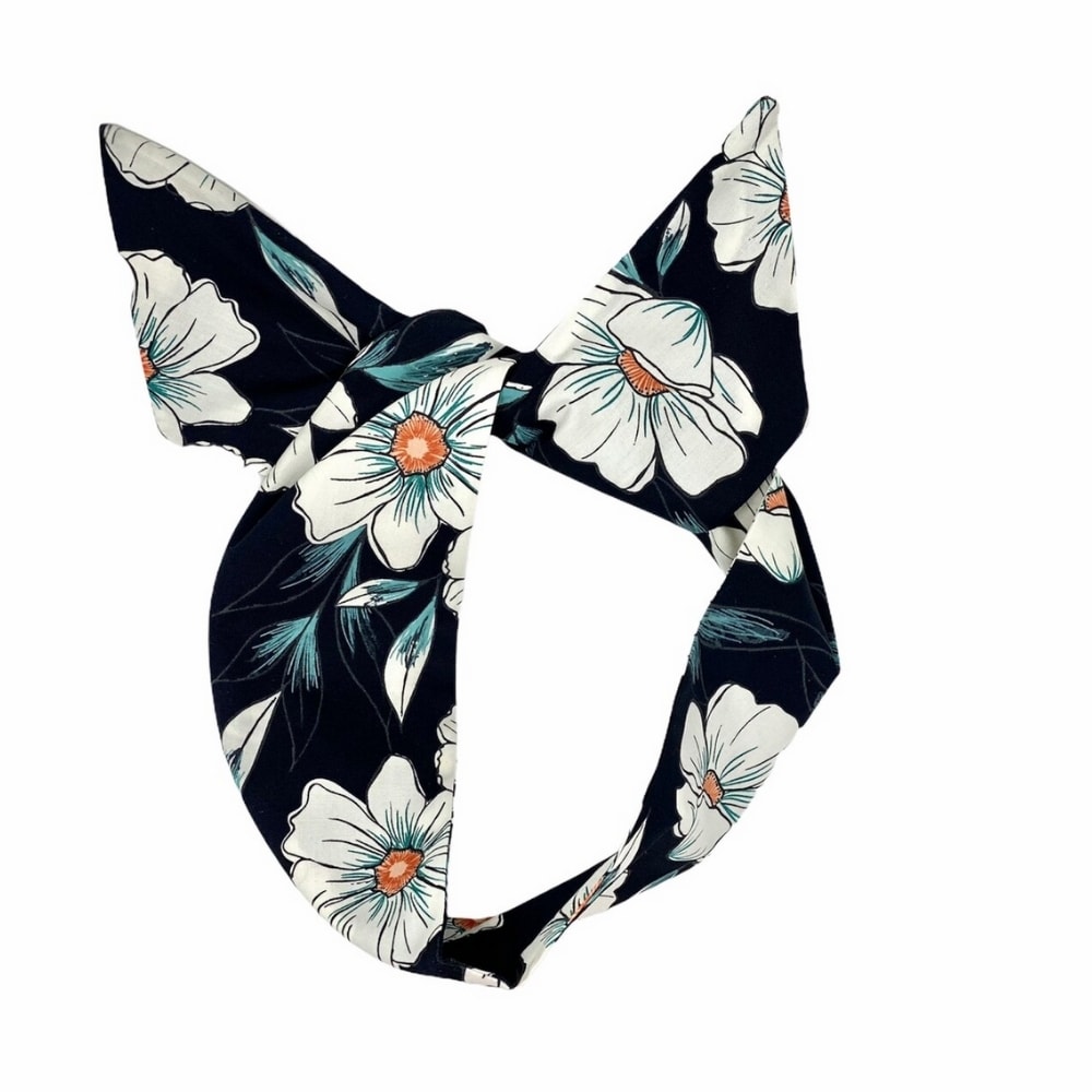 Wired Floral Headband from Opal Vintage Designs