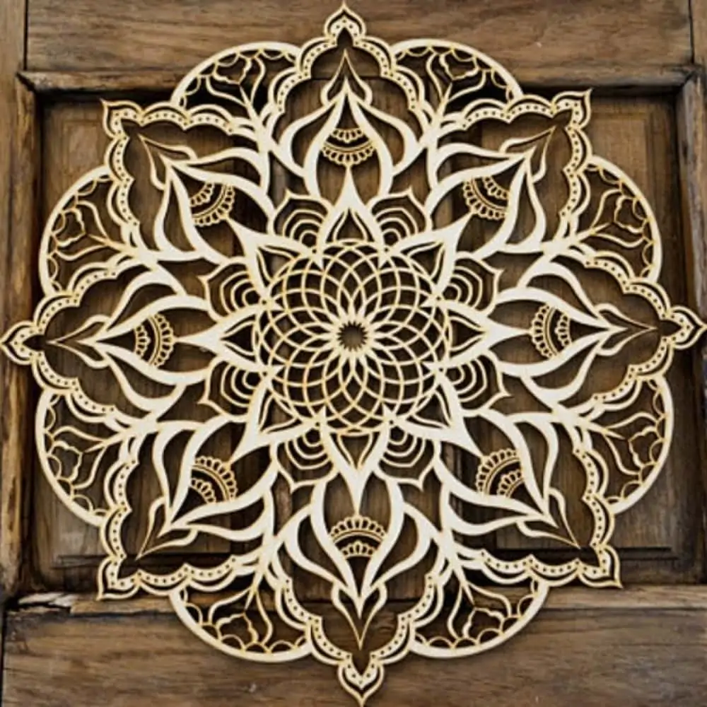 Wood Mandala from Tohar Wood Design