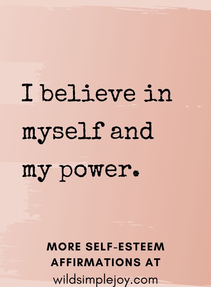 Affirmations for Confidence and Self Esteem