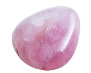 Rose quartz is a feminine stone often used for fertility mala beads.