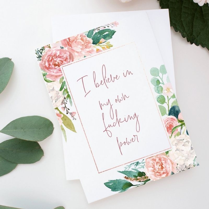 Blush Paper Collection Printable Affirmation Cards