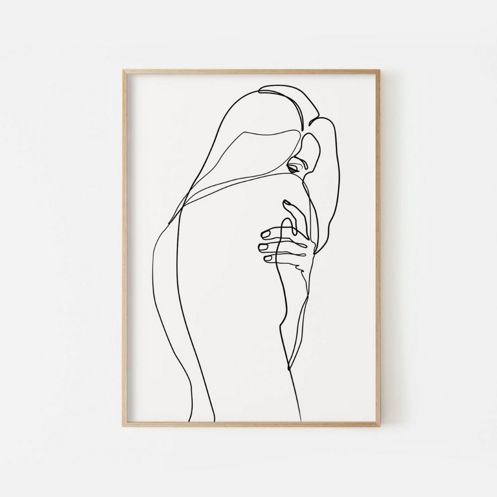 Blek Prints Abstract Woman Body Printable