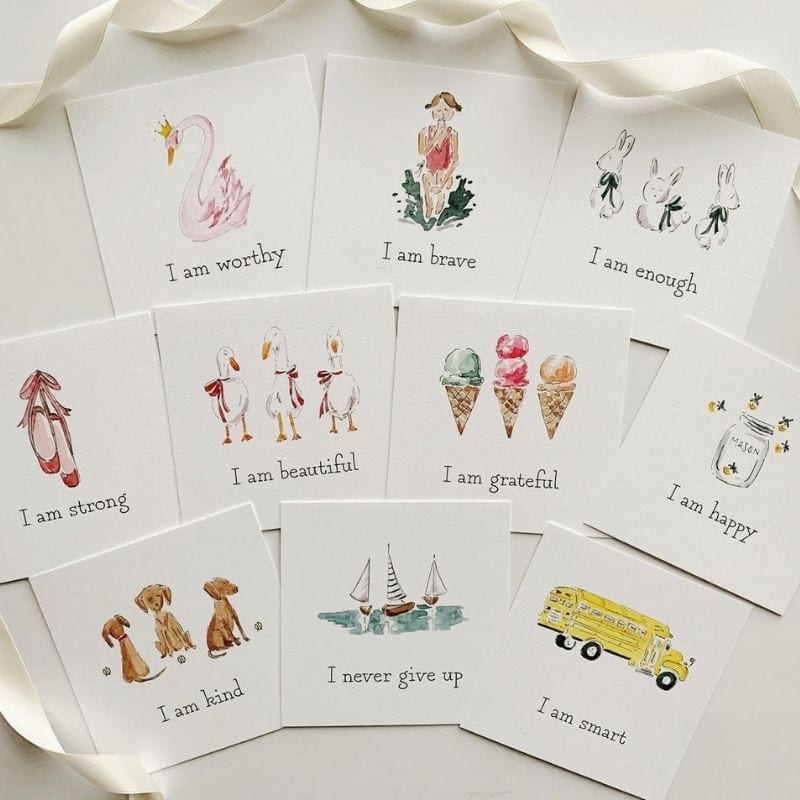 Camilla Moss Design Co Affirmation Cards for Girls