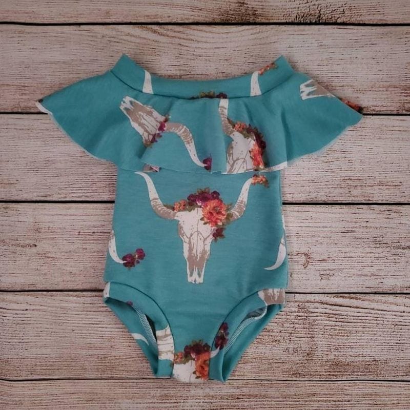 Floral Bohemian Baby Girl Clothes from Little Bitty Britches