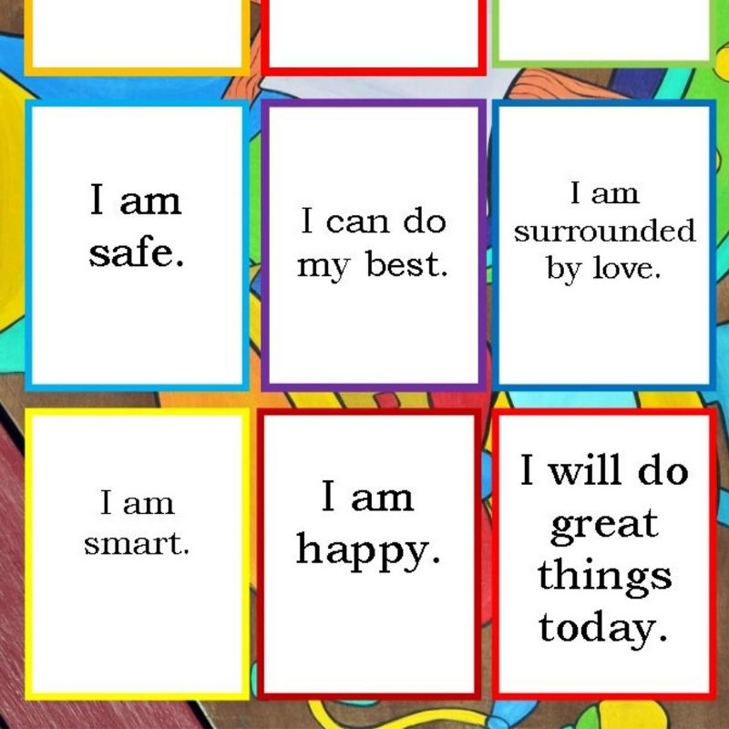 Positive Affirmation Cards for Kids from Reeseez Pieces