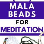 The 18 BEST Mala Beads for Meditation! Crystal beads help take your meditation to the NEXT LEVEL. (Pinterest Image) wildsimplejoy.com
