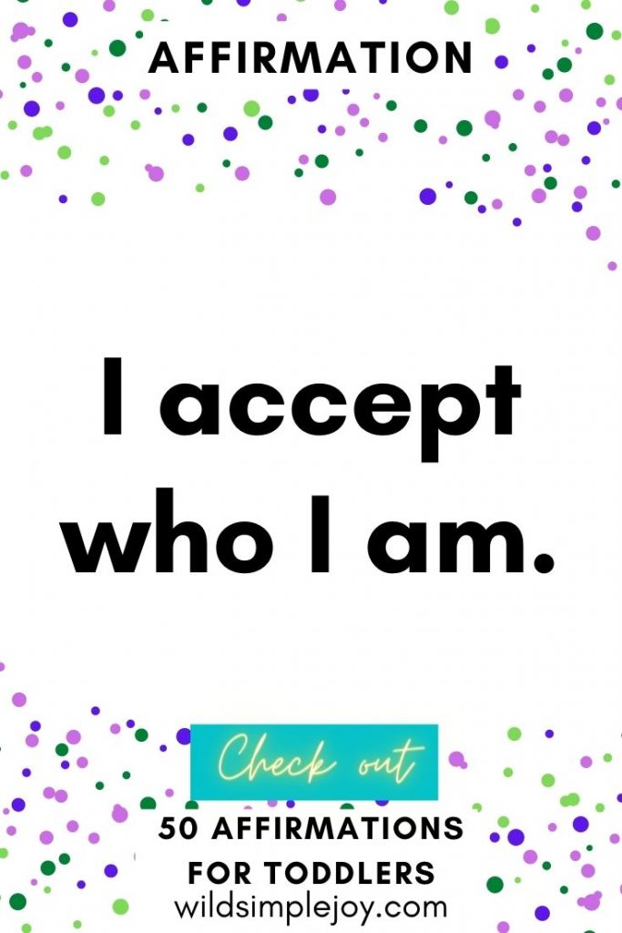 I accept who I am