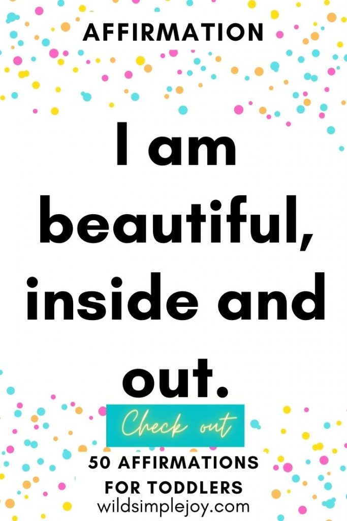 I am beautiful, inside and out