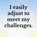 I easily adjust to meet my challenges