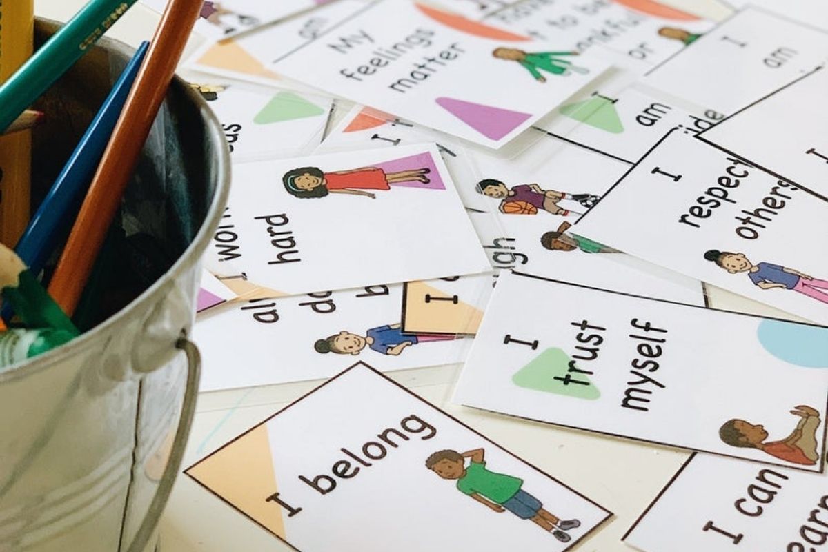 Printable Affirmation Cards for Kids, featuring African-American Kids, from Paper Play and Wonder on Etsy.