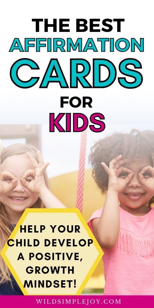 The Best Affirmation Cards for Kids (Pinterest Image)