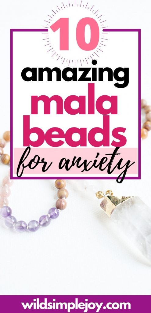 Mala Beads for Anxiety (Pinterest Image)
