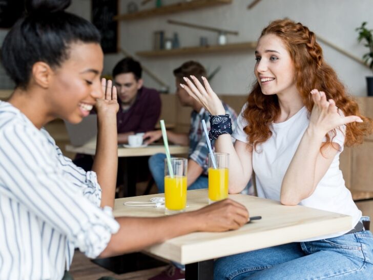 Women having fun together is a great way for women to support other women