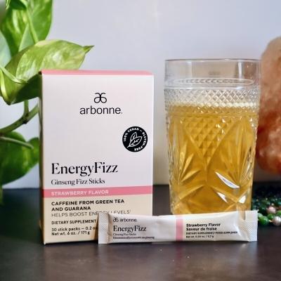 Arbonne Fizz Sticks box