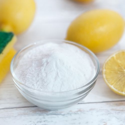 Natural cleaners baking soda and lemon.