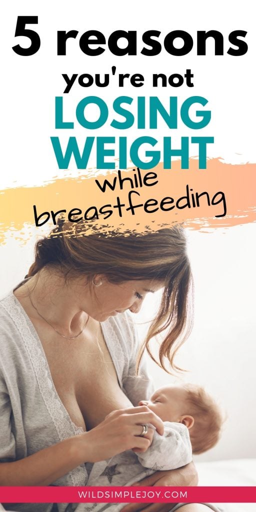 5 Reasons You're Not Losing Weight while Breastfeeding | Wild Simple Joy