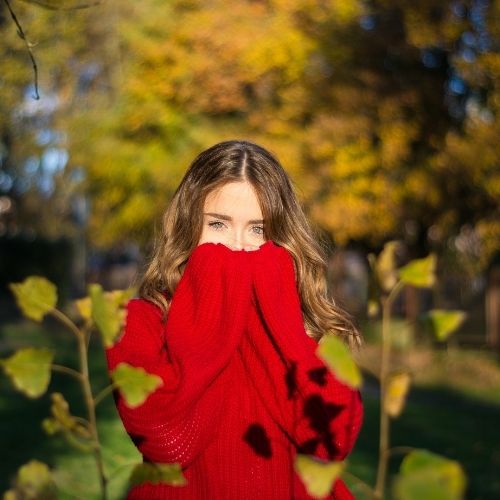 Wearing Red can enhance your feminine power!