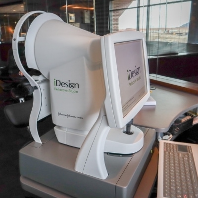 Alternate view of the machines that can help determine if you're a good candidate for LASIK surgery