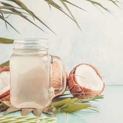 Coconut Water is an excellent and natural electrolyte drink