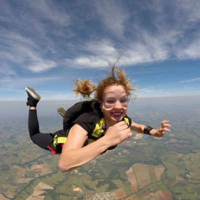 Step out of your comfort zone with something like skydiving to discover "what is wrong with me?"