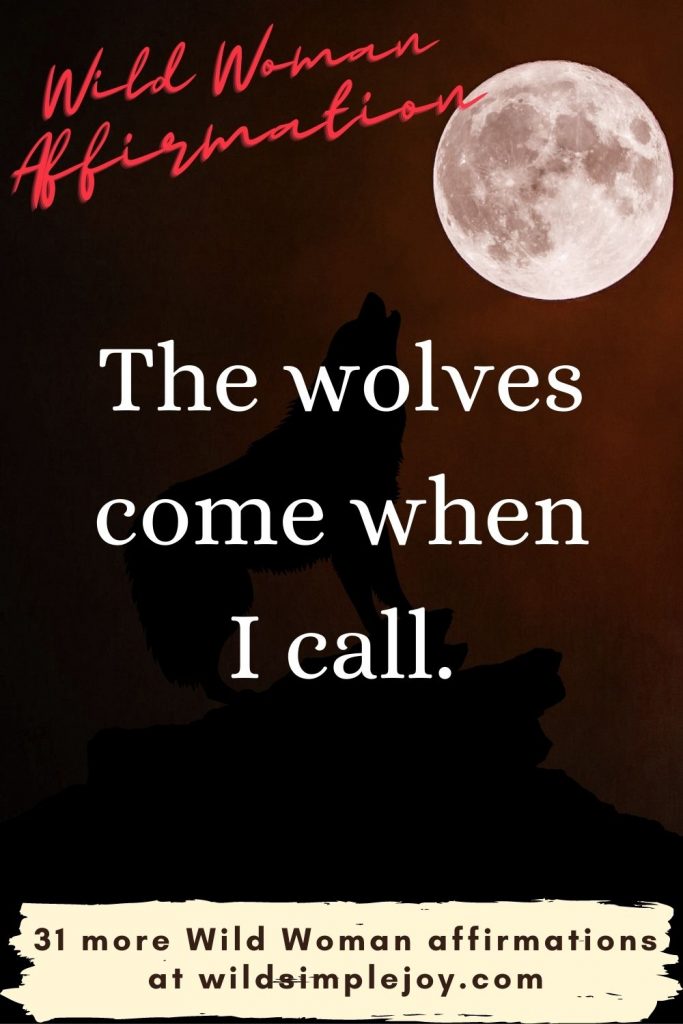 The wolves come when I call