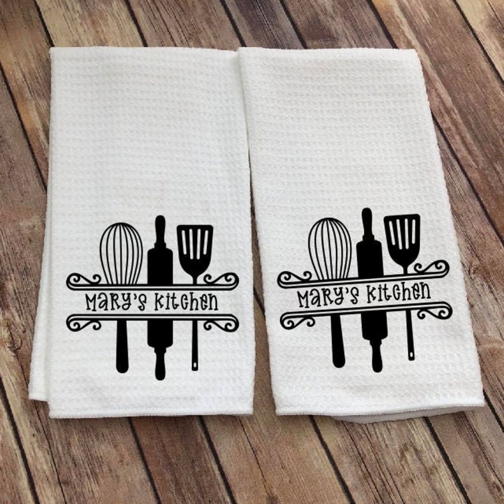 Dish Towel Personalized from Elle Jaye Online