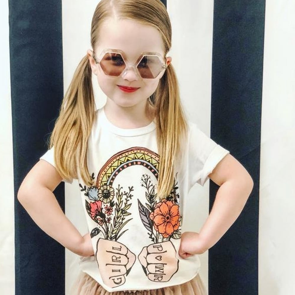 Girl Power Tee Gift for Kids from The Pine Torch