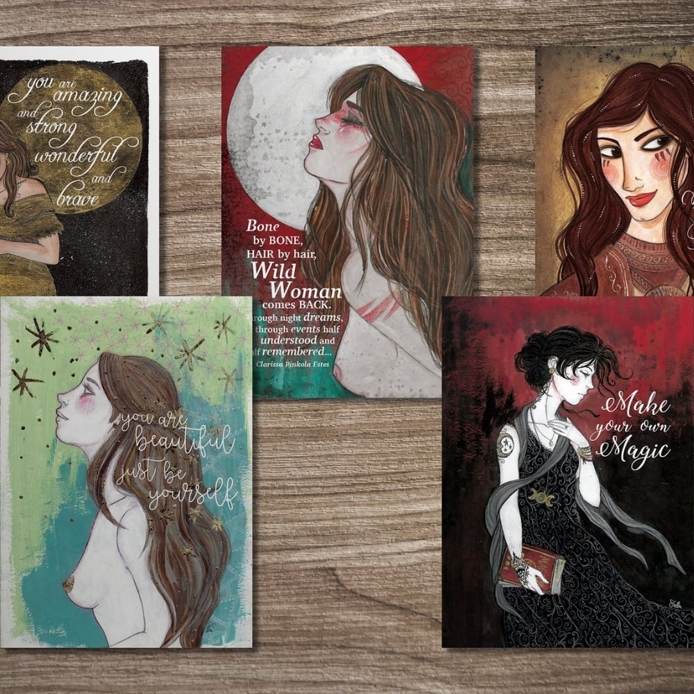 Goddesses and Wild Women Cards from Stella Pretty Craft