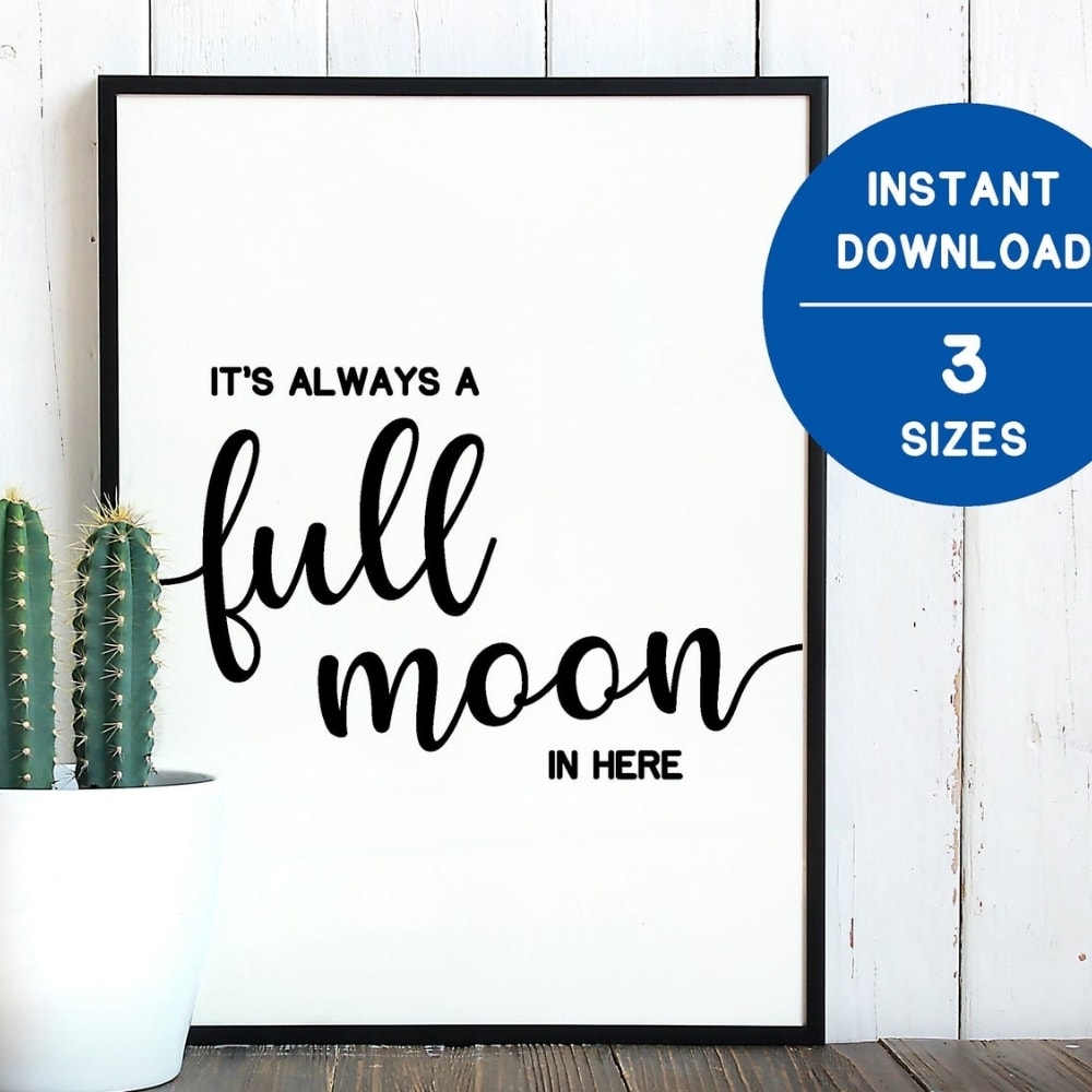 It's Always a Full Moon in Here from Midwest Paperie Wiccan Gift