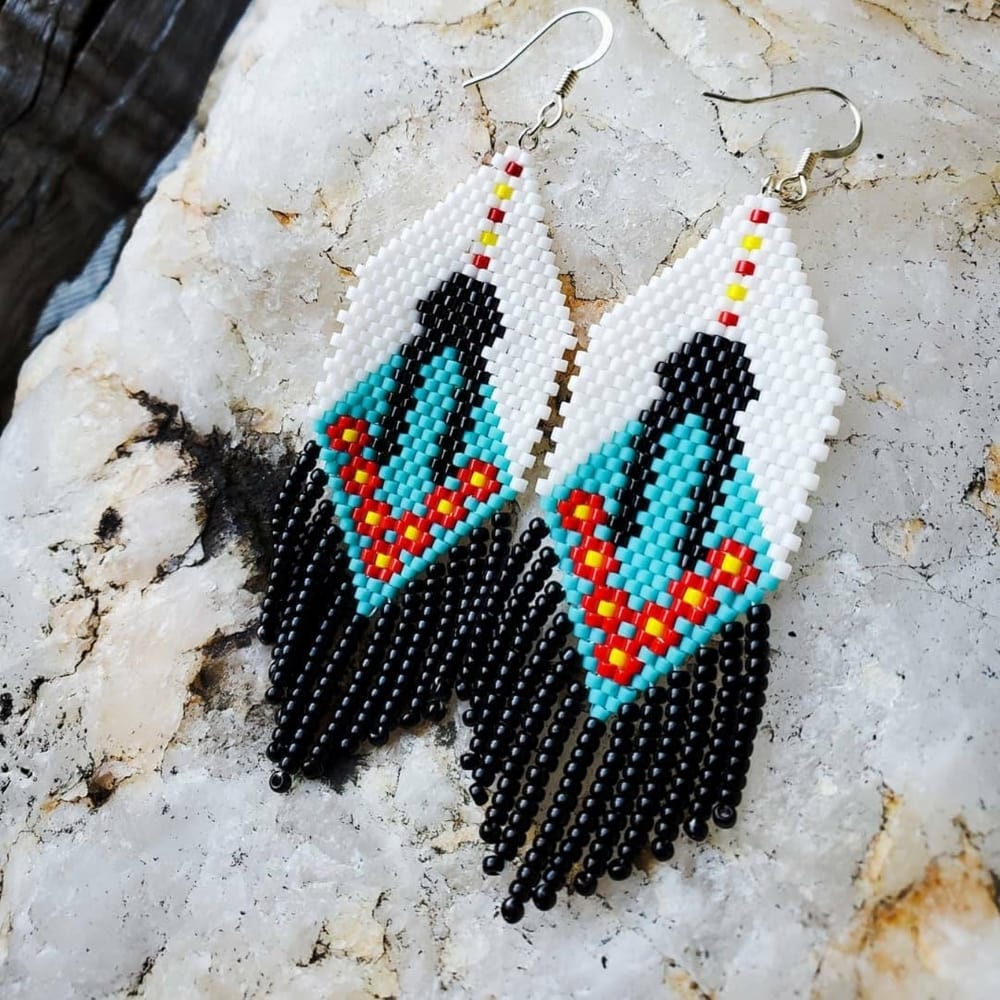MMIW Native American Beaded Earrings from Nez Perce Forever