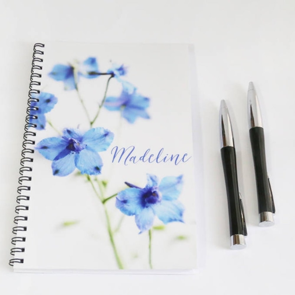 Personalized Notebook from Blue Dot Photography