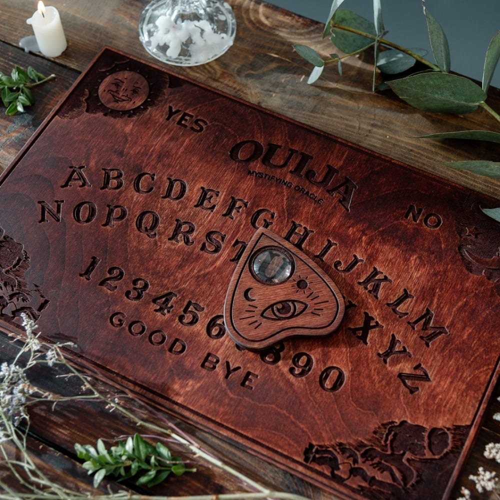 Red Wood classic ouija board from Engrave Design Goods on Etsy